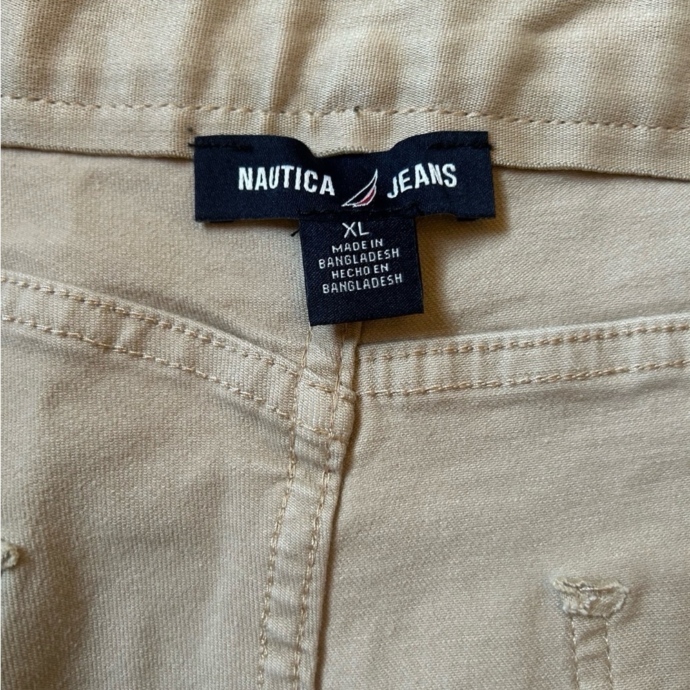 NWT Nautica Stretch Pull-on Chino Shorts XL - Picture 7 of 11